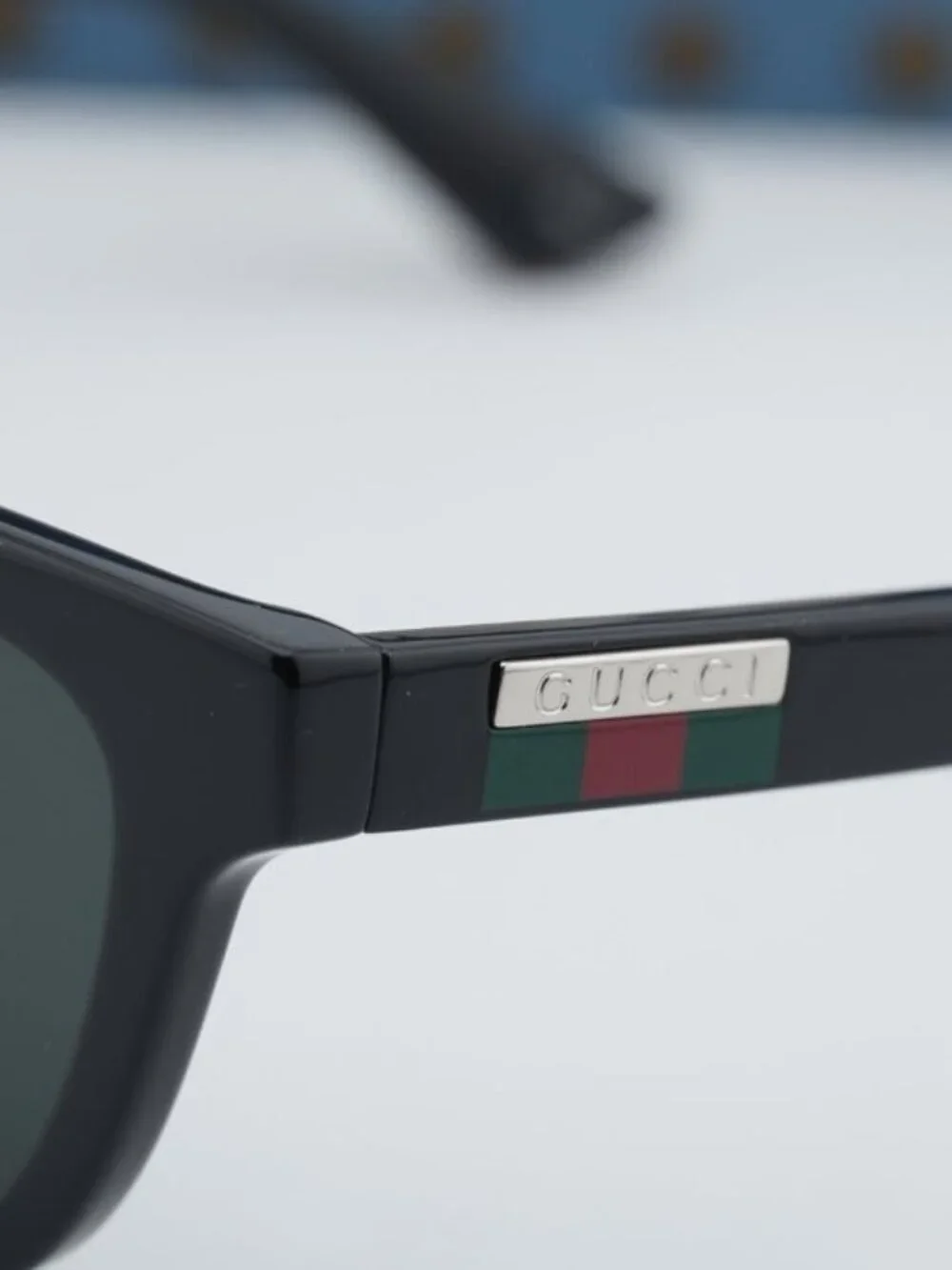 Gucci GG1116S 001 Unisex Square Sunglasses - Black  / Grey